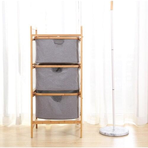 Three-layer Drawer Storage Rack Laundry Basket Bathroom Racks Japanese Floor Organizer Creative Storage Basket