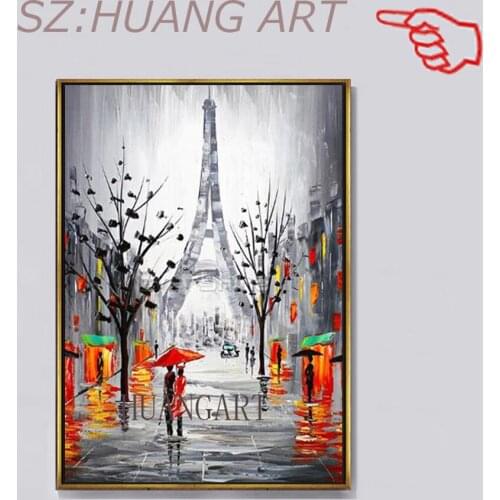 Higher Cotton 100% exact printed canvas Top Quality cross stitch kit lover in the rain raining, oil painting cross stitch Higher