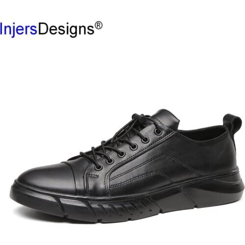 High Quality Genuine Leather Casual Shoes Men Flats Warm MenS Trainers Shoes Soft Comfortable Lace Up Sneakers Plus Size 38-48