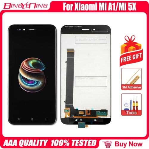 For Xiaomi Mi A1 LCD screen display+ Touch screen digitizer with frame for xiaomi mi A1 lcd display screen