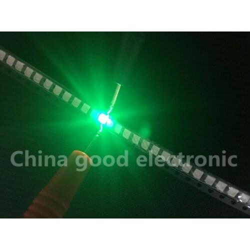 100pcs 1210 3528 green SMD LED LEDS Light emitting diode Lamp bead