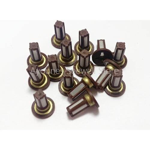 Free Shipping 100pieces Fuel Injector Filters Nylon Mesh Used For Honda Cars Fuel System (13*10.5*3.6mm,AY-F106A)