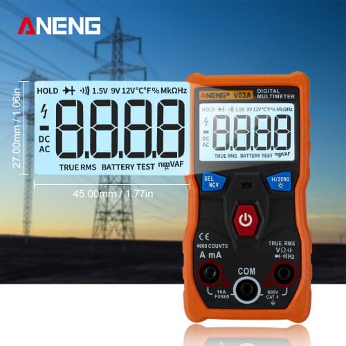 ANENG V03A analog Measurement Digital Multimeter meter multimeter auto power off testers tools for auto ac mutimetro