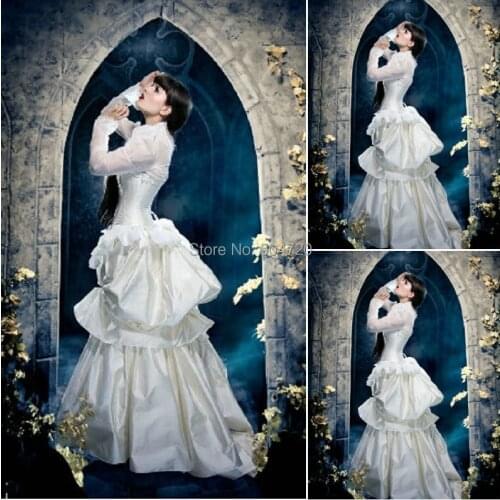 Custom-madeR-606 Vintage Costumes 1860s Civil War Southern Belle Gown Ball Dress/Gothic Lolita Dress Victorian dresses