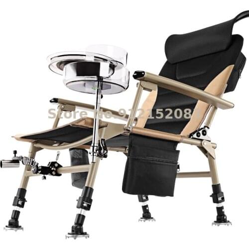 European Fishing Chair Folding Multifunctional Fishing Chair Reclining Chair All Terrain Ultra Light Platform Fishing Cha
