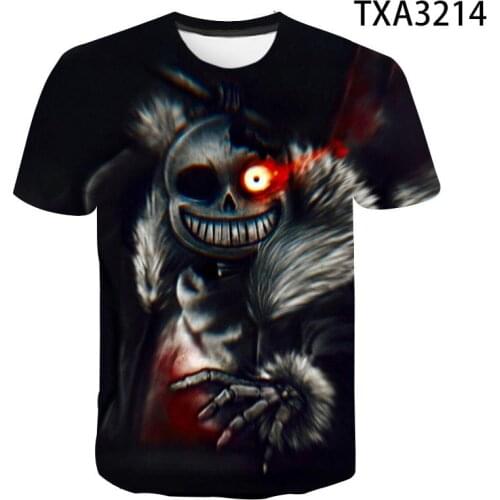 Undertale 3D T Shirt Men Women Children Summer Fashion Boy Girl Kids T-shirt Streetwear Short Sleeve Tops Cool 3D Printed Tees