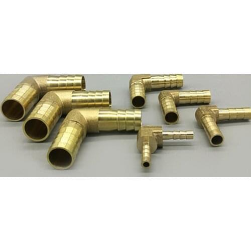 Brass Hose Pipe Fitting Coupling Elbow Equal Reducing Barb 4mm 6mm 8mm 10mm 16mm ID Hose Copper Barbed Coupler Connector Adapter