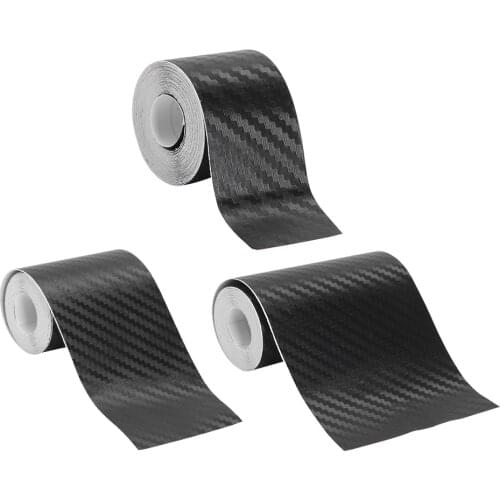 Nano Carbon Fiber Car Sticker Protector Strip Auto Door Sill Side Mirror Anti Scratch Tape Waterproof DIY Paste Protection Film