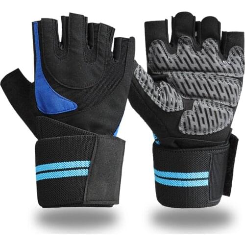 OTEKSPORT Gym Fitness Gloves Weight Lifting Horizontal Bar Breathable Anti-slip Workout Gloves Half Finger Men and Women