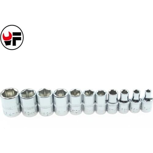 1/4"4-14mm hex keys socket wrench metalworking chrome vanadium 1/4 head metric hexagons set wrenches hex allen key Hand Tool D42