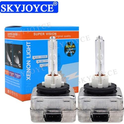 SKYJOYCE Premium Ceramic Base D1S HID Bulb 35W D1S 4300K 5000K D1S 6000K 8000K HID Bulb Car Styling Headlight HID D1S Bulbs 55W
