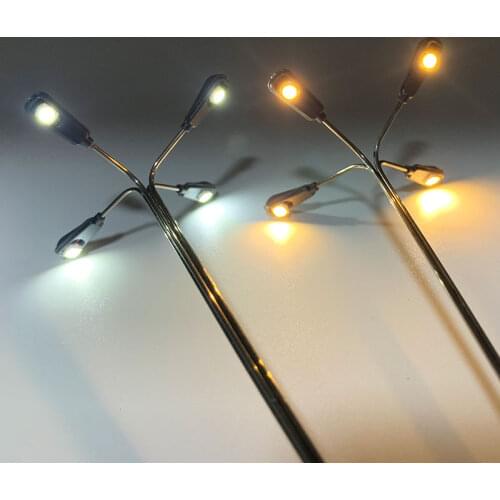 Model building HO Scale train Led street model light road lamp Railway Train Lamp Post Street Lights LED 3V