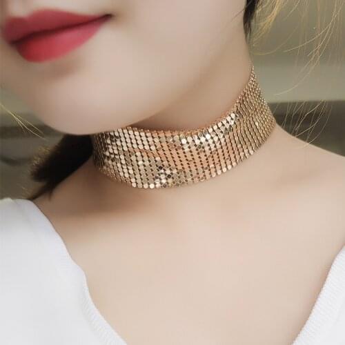 TDQUEEN Gold Chokers