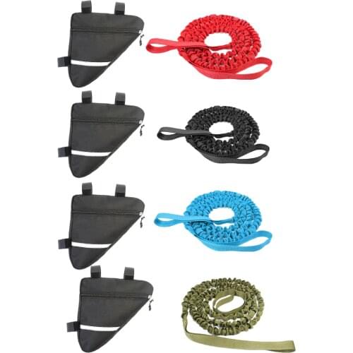 Tow Rope for Bicycle Strong Bike Towing Strap with Loops Stretch Pull Strap