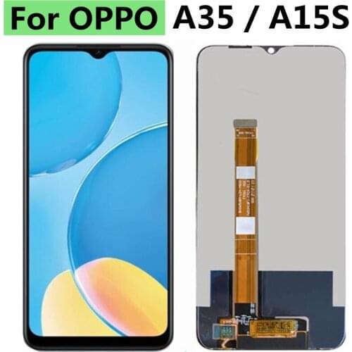 For OPPO A15S CPH2179 LCD Display Touch Screen Digitizer Assembly Replacement For OPPO A35 PEHM00 6.52" LCD
