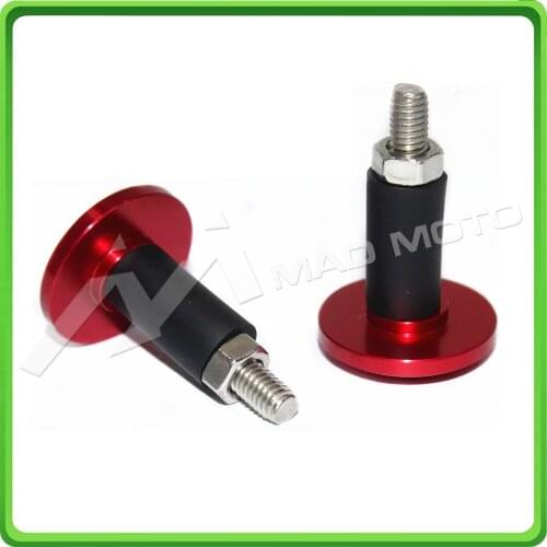 Motorcycle Bar end Plug Grip, Handlebar weights Dampener 22mm 7/8 ", Anti Vibration red