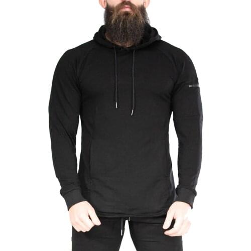No.1,Mens Jogging Running Hoodies Outdoor Workout Training Sport Jacket Fitness Clothing Training Sweatshirts Coat Windbreaker