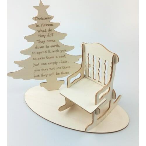 Christmas Tree Wooden Sign Christmas Holiday Wood Plaque Sign Decorative Table Top Sign Plaque Xmas Party Decoration