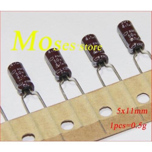 50v 4.7uf Capacitors 100% Original New NCC Audio Electrolytic Capacitor Radial 5x11mm +/- 20% Capacitance
