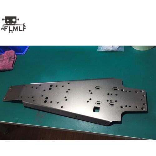 Metal Main Bottom Chassis Fit for 1/6 FG Monster Hummer ROFUN ROVAN Big Monster Truck RC CAR PARTS