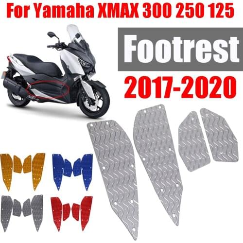 Motorcycle Footrest Foot Pad Pedal Plate Parts For YAMAHA X-MAX 300 XMAX 300 XMAX 125 XMAX 250 XMAX 400 XMAX300 2017 2018 2019
