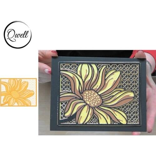 QWELL Flower Metal Cutting Dies for Scrapbooking and Card Making Paper Embossing Craft New 2020 die cuts