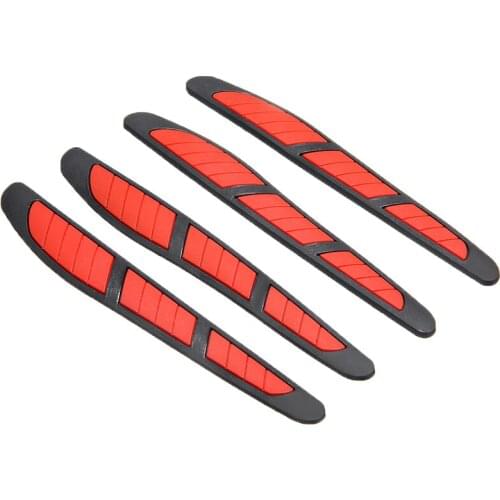 Durable 4PCS Car Door Edge Guard Strip Scratch Protector Anti-collision Trim Sticker For Rear View Mirror Protect Accessories