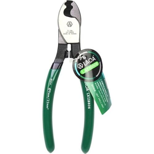 LAOA High Quality Cable Cutter CR-MO Wire Cutting Professional Electricians Cable Stripping Pliers 6''/8''/1