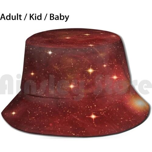 Galaxy In A Free Space Sun Hat Foldable UV Protection Galaxy Stars Planets Astrology Astronomy Space Open Space Nebula