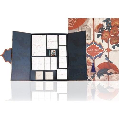 TT] Flower Know Flower God Camellia Makeup Gift Set Lipstick Blush Air Cushion Powder Combination