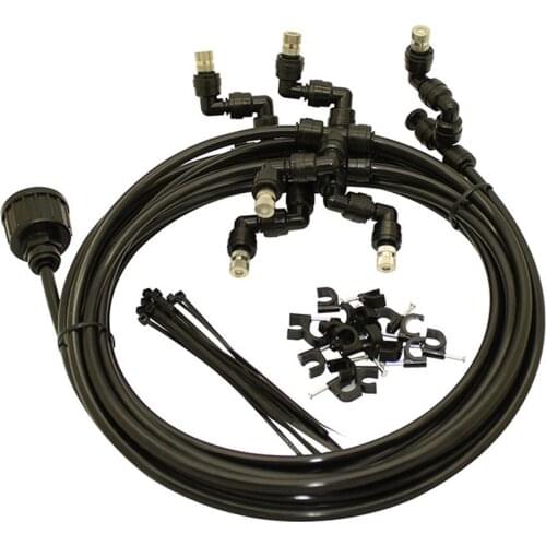 Universal Rotation Spray Set 6 Meters Automatic With Quick Plug Nozzle Low Pressure Outdoor Spray System