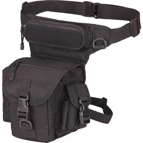 Waterproof Nylon Men Army Camouflage Leg Bag Thigh Belt Hip Bum Panel Utility Waist Belt Bags Fanny Pack