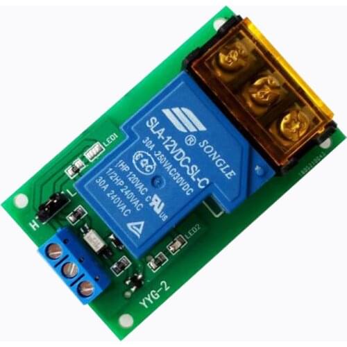 High Power Relay Module / Optocoupler Isolation / High / Low Level Trigger / 5V / 12V / 24V High Current