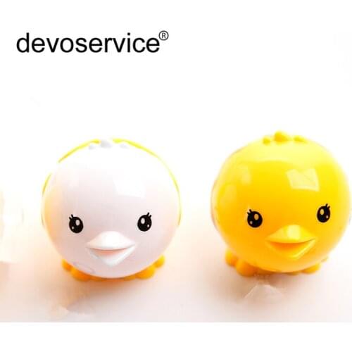 2Pcs Kawaii Chicken Pencil Sharpener shape Cutter Knife Double Orifice Double Pole Piece Promotional Originality Gift