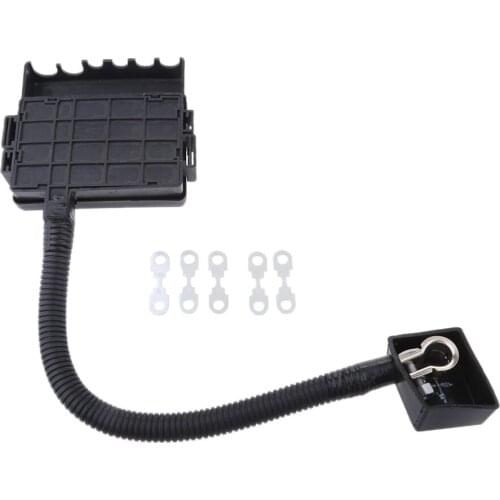 6 Way Circuit Marine Yacht Battery Terminal Fuse Box Block With Cable