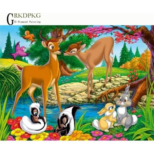 GRKDPKJ 5d diy diamond painting Cartoon god accessories pictures of rhinestones Full square diamond painting Wedding decoration