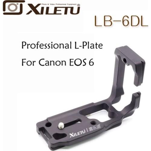 Xiletu LB-6DL Quick Release L Plate/Bracket Holder hand Grip For Canon EOS 6D Arca Swiss RRS KIRK MARKINS SIRUI BENRO