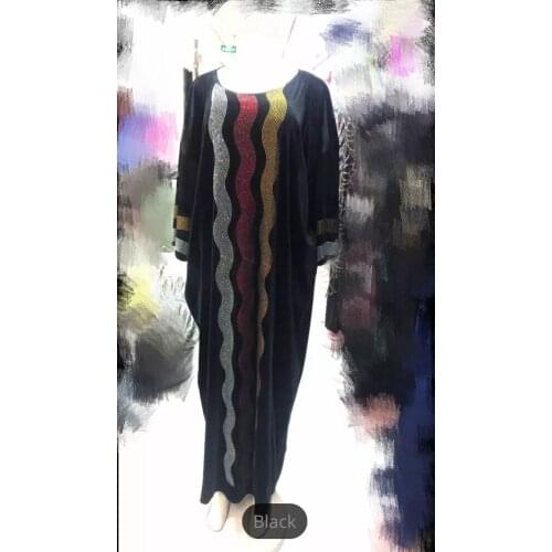 Length:140cm African Dresses For Women Embroidery Africa Dress Dashiki Dress Africaine Femme