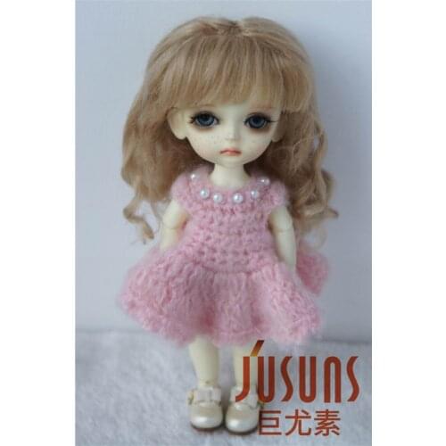 JD162 1/12 1/8 Soft Mohair BJD wigs, Romantic Sauvage mohair doll wigs size 4-5inch 5-6 inch doll wig fashion doll accessories