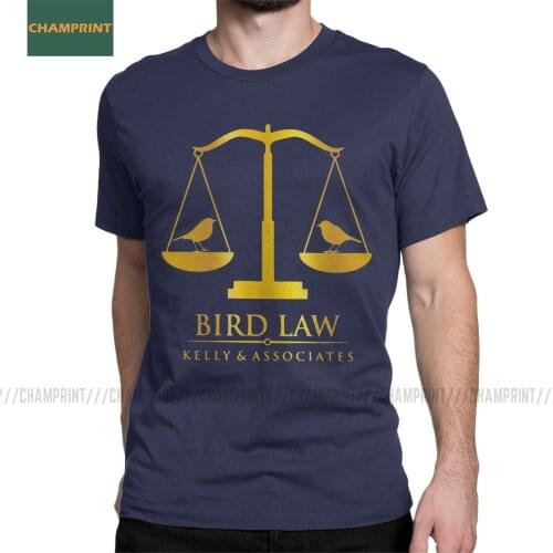 Men Bird Law Kelly And Associates T-Shirt Its Always Sunny In Philadelphia T Shirt Danny DeVito Nightman Cotton Short Sleeve