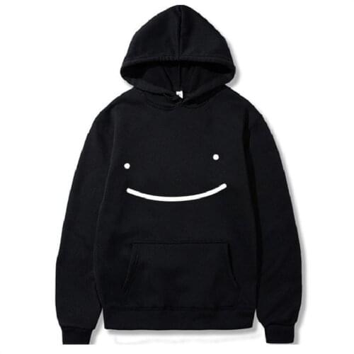 Dream Merch Mens Hoodies Smiley Face Harajuku Pullover Sudaderas Unisex Streetwear Clothes 2021 Casual Fashion Oversized Coats