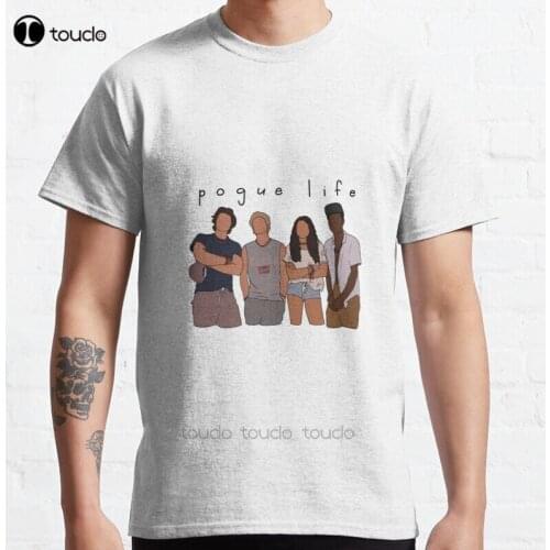 New Pogue Life Classic Life Outer Banks T-Shirt Cotton Men Tee Shirt