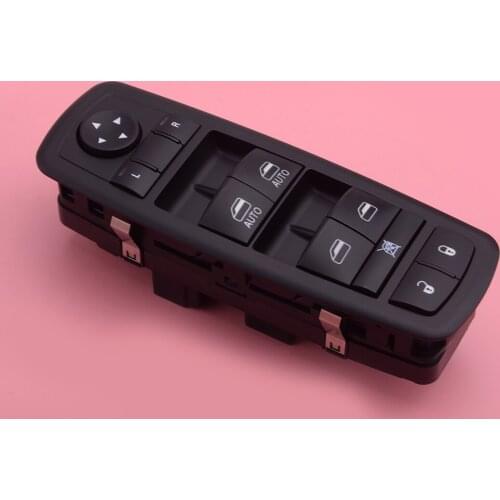 9pin + 3pin Left Driver Master Door Window Switch Black ABS fit for Jeep Cherokee 68141894AA 2014 2015 2016 2017 Left Hand Drive