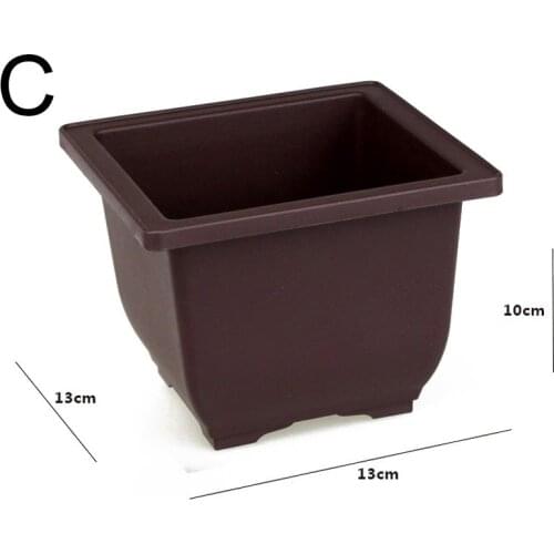 Plastic Flower Pot Retro Style Simulational Purple Sand Pots Flower Bonsai Tree Plant Succulent Flower Pots Home Garden B99