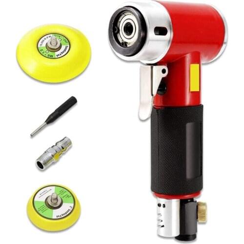 2"/3" Air Sander Mini Pneumatic Grinding Sanding Machine for Car Polishing High Speed Buffer Dual Orbital Polisher with Sponge