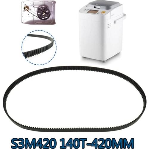 1pcs S3M420 140T Bread Maker Belt Spare Parts for kneader Gorenje 401584 BM1400E BM1200BK Kitchen Appliance Bread Machine Parts