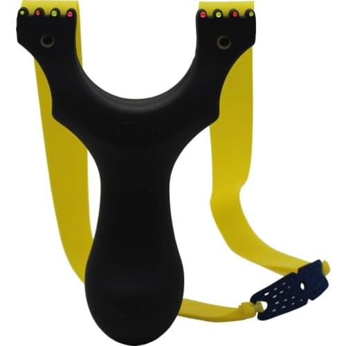 GY Flat Leather Slingshot High Precision Outdoor Competitive Stainless Steel Tie-Free Fast Pressure High Power Bomb