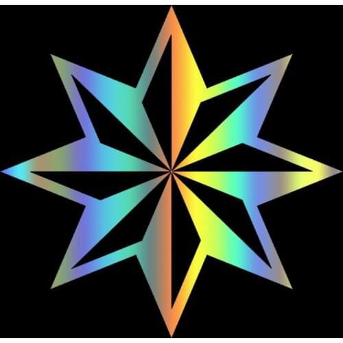 S50796# Various Sizes/Colors Car Stickers Vinyl Decal Звездная Motorcycle Decorative Accessories Laptop Helmet