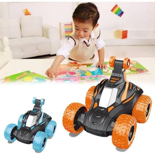 Dump Truck 360 Degree Rotating Children Gift Plastic Cement Light Concert Rollover Truck Toy for Interactive Play