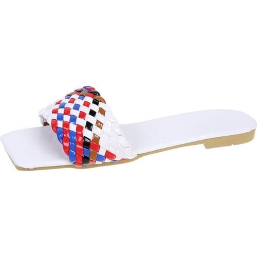 Slippers Women Wear 2021 Summer Sandals and Slippers Korean Flat-bottomed Flip Flops Fashion Lazy Beach Slippers